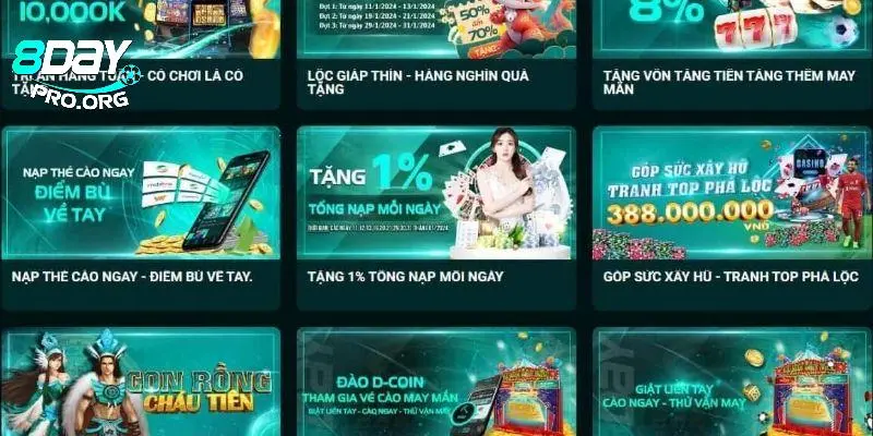 Phần thưởng đặc biệt hấp dẫn